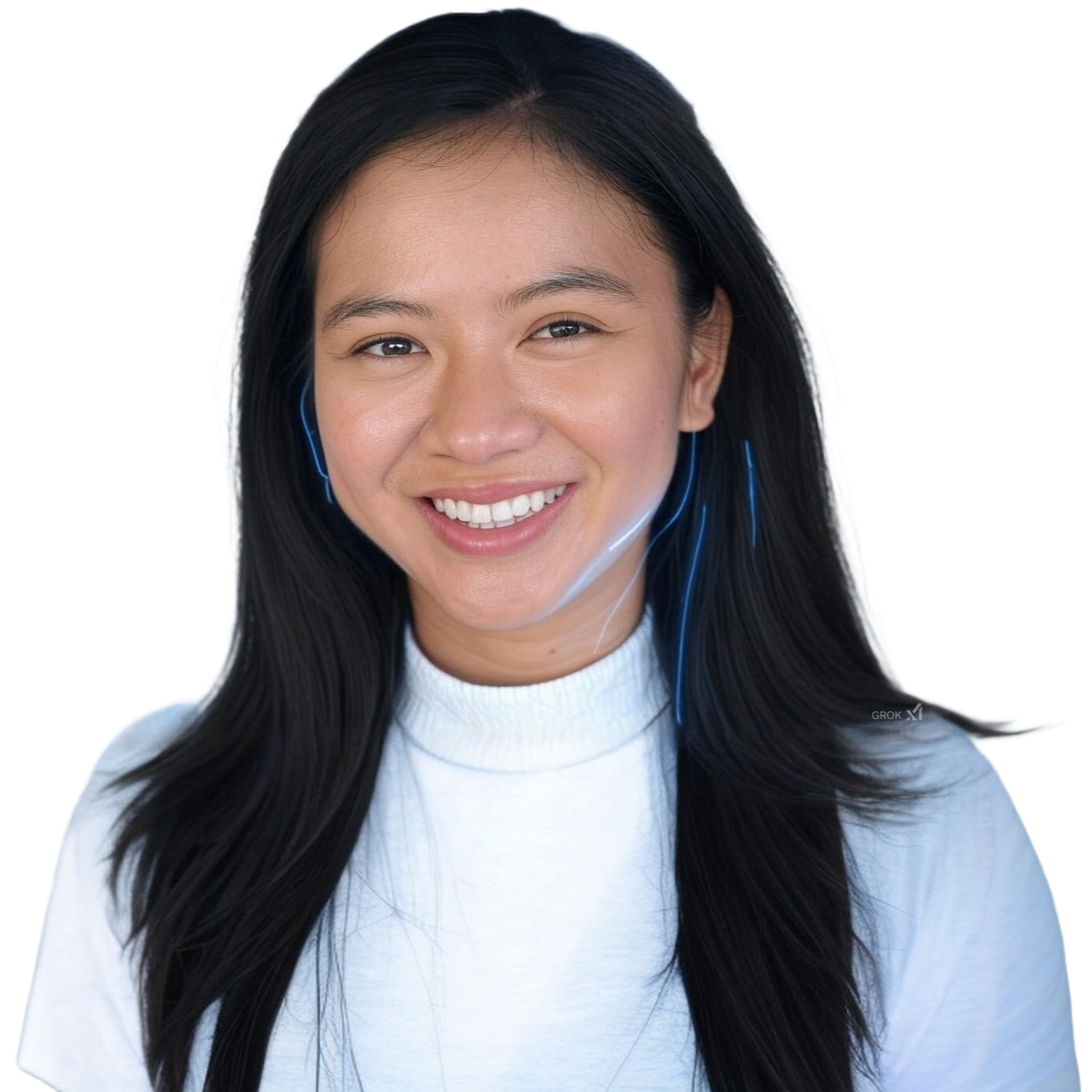 Wanita dengan kulit bercahaya